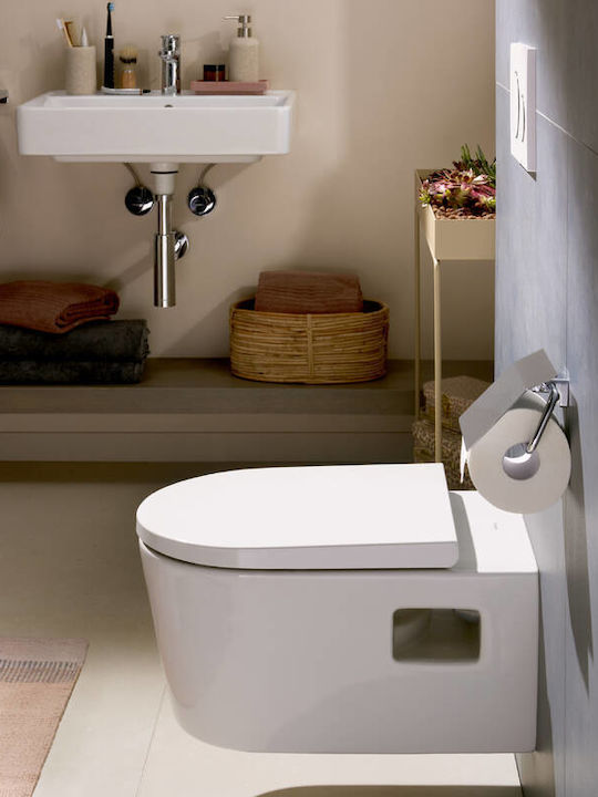 Hansgrohe Toilettenbrille Kunststoff Weiß