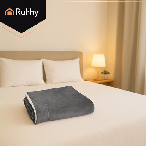 Ruhhy Κουβέρτα Fleece Μονή 150x200εκ. Dark Gray 26292