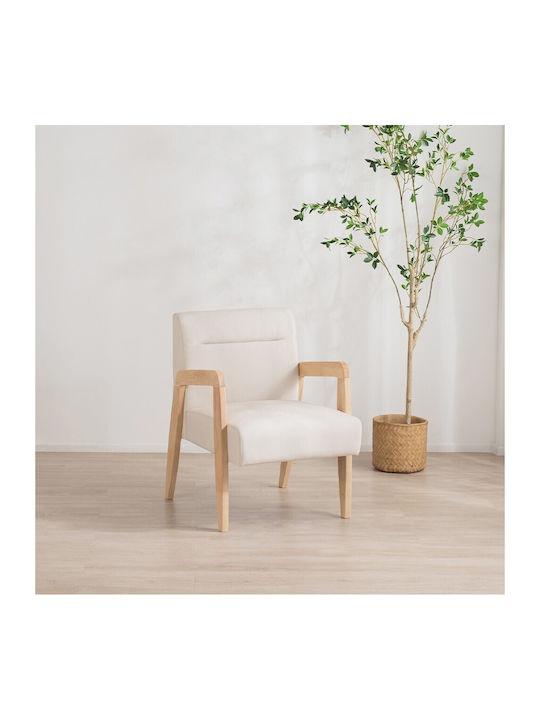 Nextdeco Armchair White 72.5x58x78.5cm
