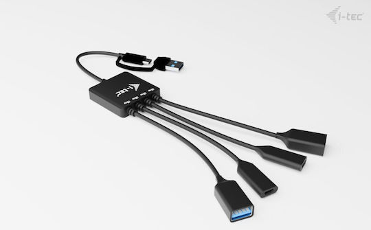 i-tec Hub 4 Θυρών USB 3.2 με σύνδεση USB-C / USB-A