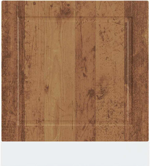 Porto Old Wood Dishwasher Panel 60x1.5x67 cm Old Wood 854145