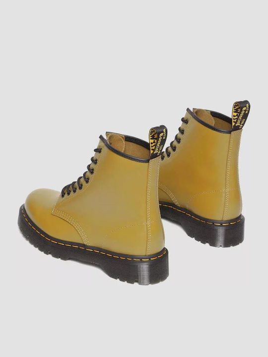 1460 Leather Orange Men's Boots
