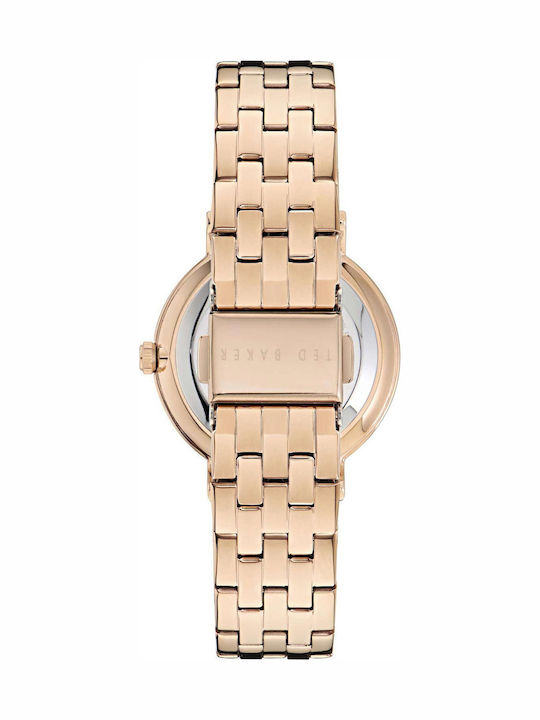 Ted Baker Phylipa Women's Watch with Pink Gold Metal Bracelet