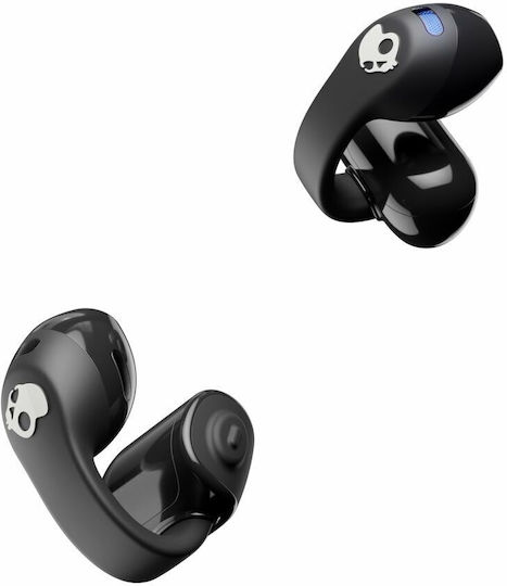 Skullcandy Push 720 Open Open Ear Bluetooth Handsfree Earphones with Sweat Resistance and Charging Case Black