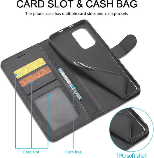 Θήκη Wallet Xiaomi Poco M4 5g Black