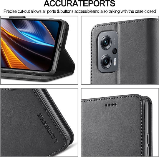 Θήκη Wallet Xiaomi Poco M4 5g Black