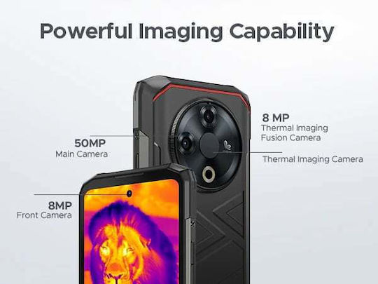 Doogee Fire 6 Dual SIM (6/256GB) Ανθεκτικό Smartphone Μαύρο