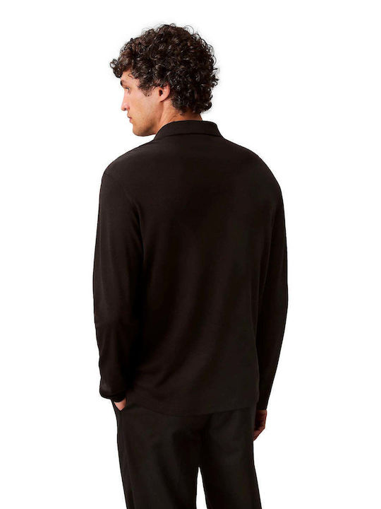 Polo Long Sleeve Blouse Burgundy