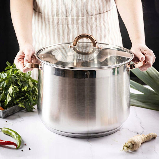Klausberg Gastro Βαθιά Ανοξείδωτη Κατσαρόλα 8.6lt / 24cm