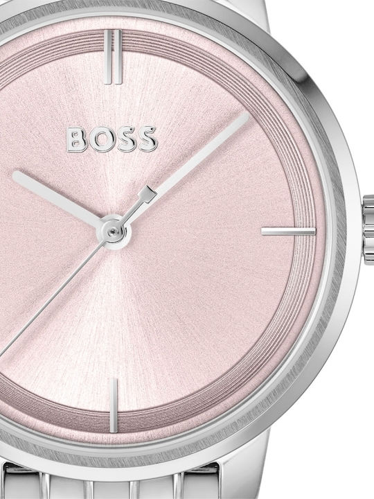 Boss Lucia Women's Watch with Silver Metal Bracelet
