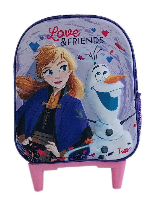 Frozen Σχολική Τσάντα Τρόλεϊ Δημοτικού Πολύχρωμη