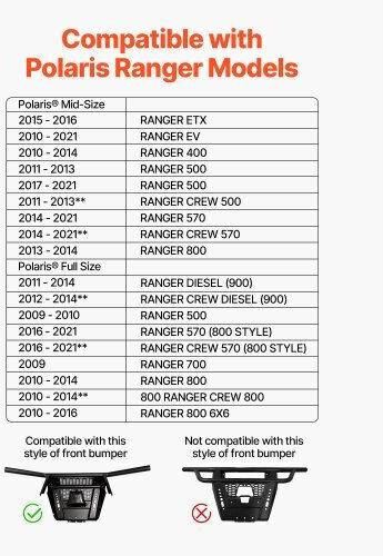 Vevor 4x4 Car Bull Bar for Ford Ranger