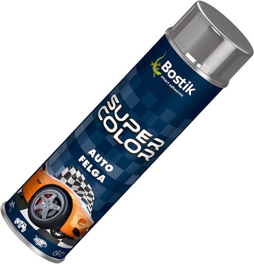 Bostik Den Braven Spray auto Vopsea pentru Jante-Roti Auto 6 buc Argintiu 400ml