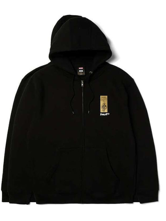 Huf X Marvel Spider-man Arachknight Fz Мъжки Суитшърт Черен Pf00825-black