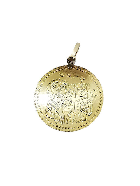 Kosmima1 Pandantiv Talisman Constantin Aur 14 Carate