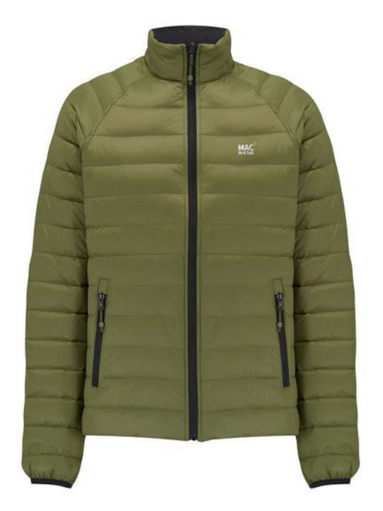 Μπουφάν Puffer Αδιάβροχο Διπλής Όψης Khaki/black