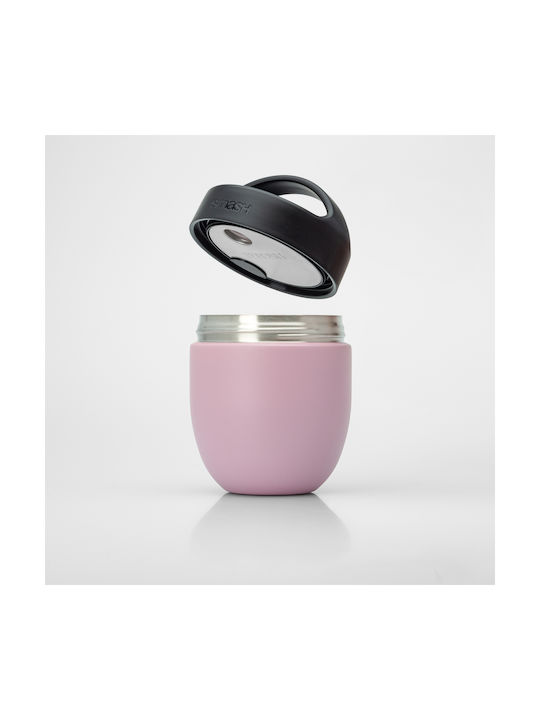 Smash Δοχείο Φαγητού Inox Ροζ 500ml