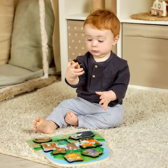 Wooden Kids Peg Puzzle for 12+ years old+ Years Orchard