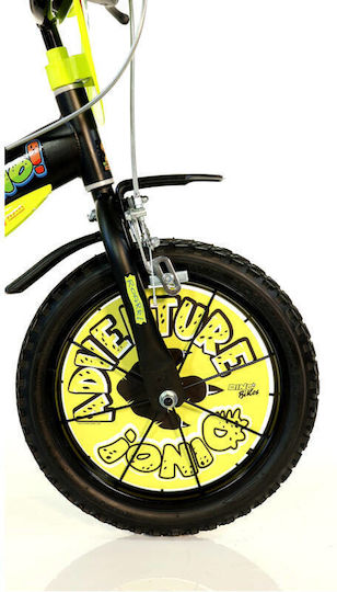 Dino Bikes Dino 16" Kids Bicycle BMX Yellow