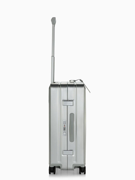 Porsche Design Roadster Μεσαία Βαλίτσα Ταξιδίου Aluminum Silver με 4 Ρόδες Ύψους 67εκ.
