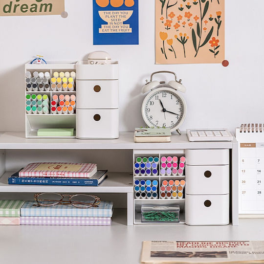 Organizer Ή Μολυβοθήκη Λευκό Y17,5x20,5x15εκ