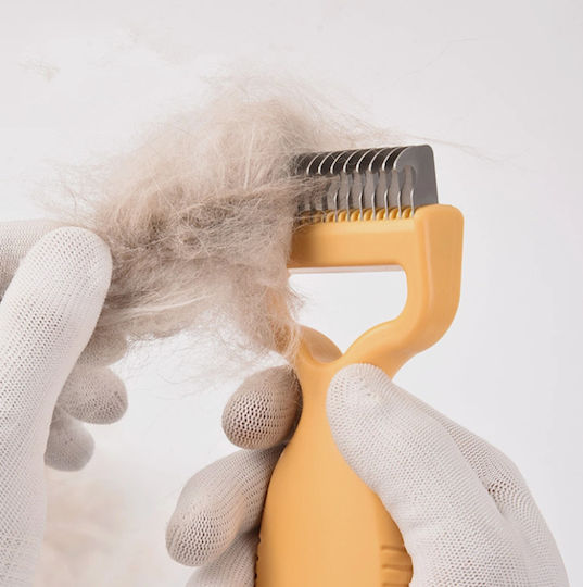 Comb for Short-Haired Dogs for Coat Grooming Copper