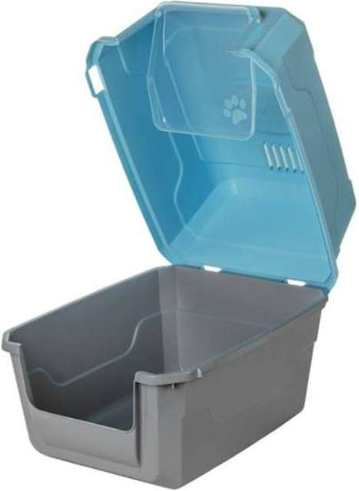 Cat Toilet Closed Light Blue L52 x W37 x H48cm