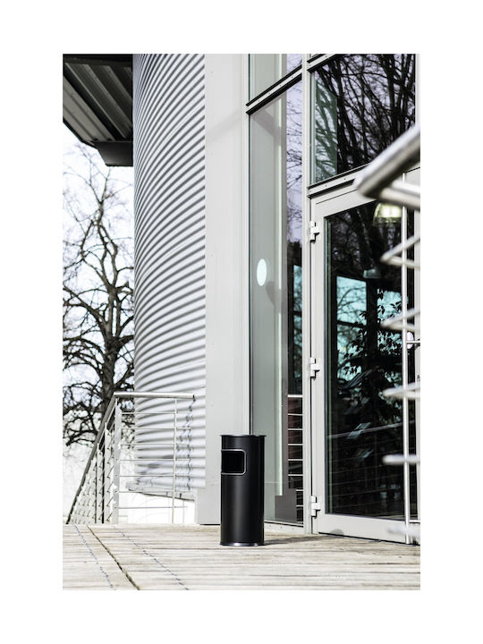 Durable Μεταλλικό Καλάθι Αχρήστων 17lt Ασημί