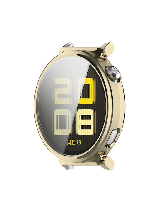 Huawei Watch Θήκη Σιλικόνης σε Χρυσό χρώμα για Huawei Watch GT5 41mm Huawei Watch Θήκη Σιλικόνης σε Χρυσό χρώμα για Huawei Watch GT5 41mm