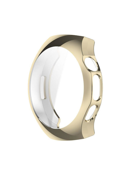 Protecție ceas Carcasă de Silicon în culoarea Auriu pentru Huawei Watch 5 42mm
