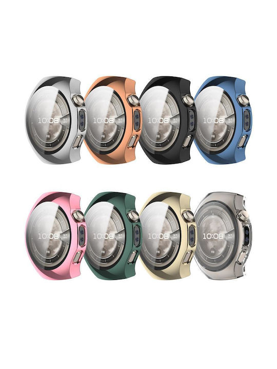 Watch Protection Silicone Case in Pink color for Huawei Watch 5 42mm