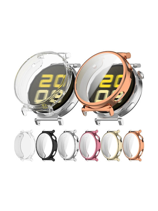 Watch Protection Silicone Case in Pink color for Huawei Watch GT5 41mm