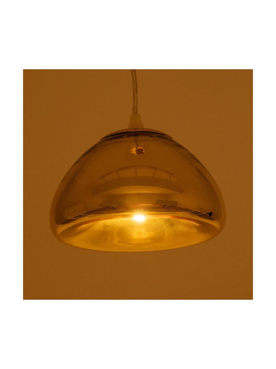 GloboStar Cristin Pendant Light Copper Bell with Socket G4 18x18x13cm