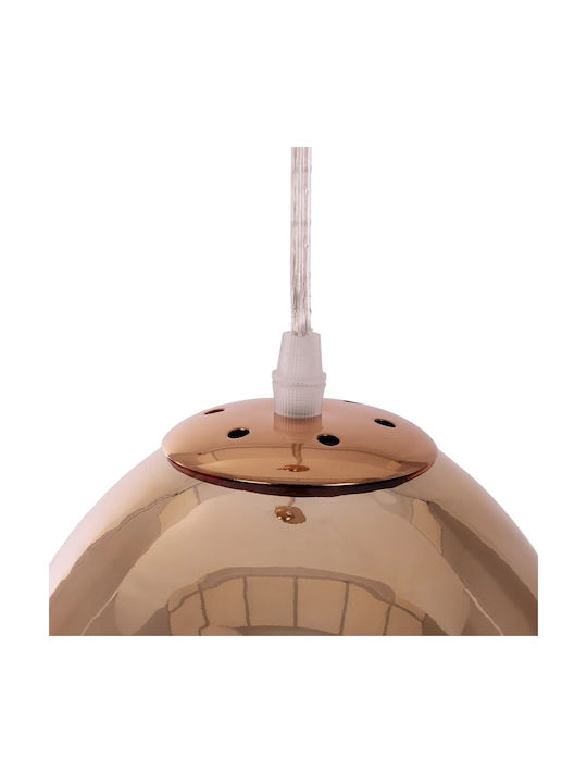 GloboStar Cristin Pendant Light Copper Bell with Socket G4 18x18x13cm