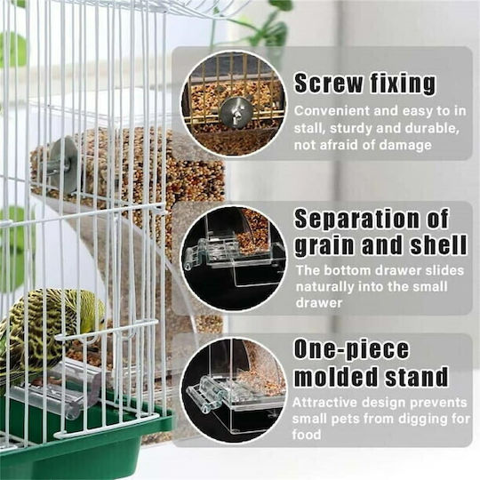 Birds Kingdom Alimentator Hrănirea păsărilor în Transparent Culoare