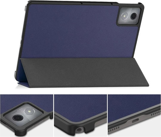 Tablet Hülle Lenovo Tab K11 Plus Schutz Innovation Mehrwinkel-Stand Schlaf Wake Funktion Faltaufkleber Schwarz