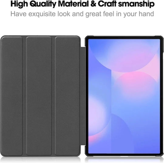 Husă Tabletă Samsung Galaxy Tab S10 FE Plus Skyddar Innovation Stand Multi-unghi Funcție Sleep Wake Foldpro Albastru Set Autocolant