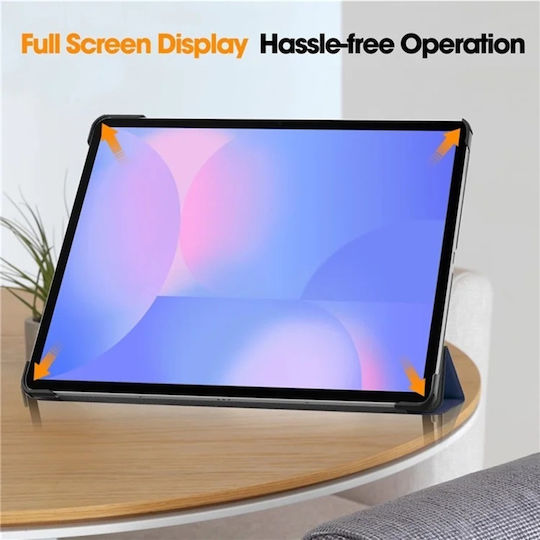 Husă Tabletă Samsung Galaxy Tab S10 FE Plus Skyddar Innovation Stand Multi-unghi Funcție Sleep Wake Foldpro Albastru Set Autocolant