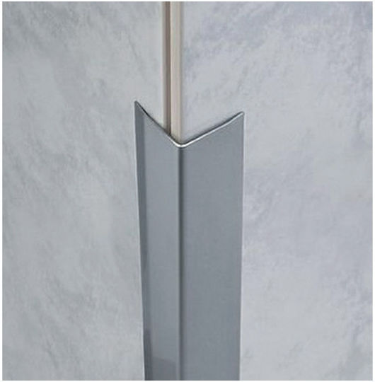 Profil Decorativ de Protecție din Aluminiu Colț de Perete pentru Plăci Lungime 2.5m Lățime 50mm