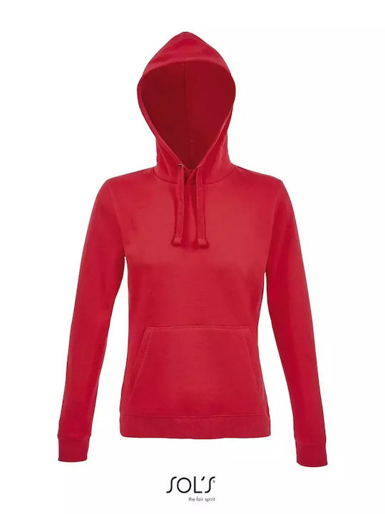 Sol's Spencer Unisex Διαφημιστικό Φούτερ Μακρυμάνικο Red