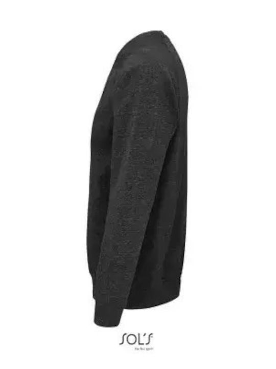 Sol's Space Ανδρικό Διαφημιστικό T-shirt Μακρυμάνικο Charcoal Melange