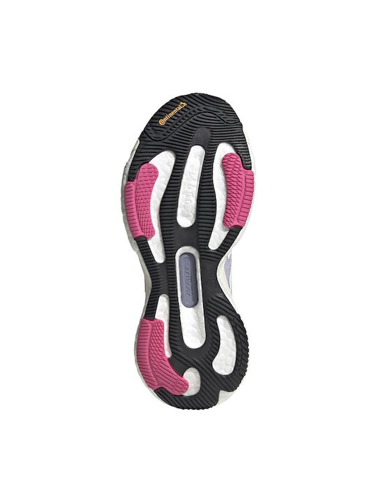 Solarglide 6 Damen Sportschuhe Laufen Silver Dawn / Cloud White / Pulse Magenta