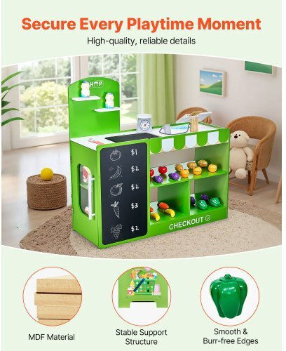 Vevor Wooden Kids Shop for 3+ Years