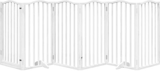 vidaXL Divider Dog in White Color 300 x 90cm