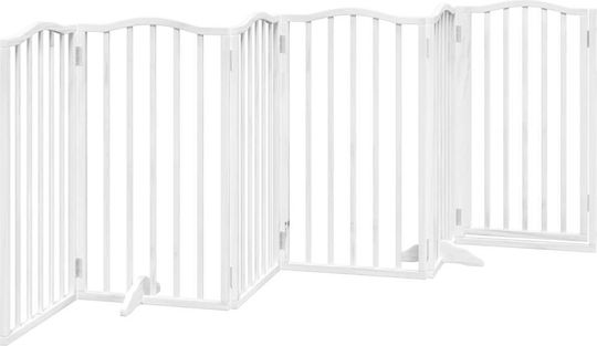vidaXL Divider Dog in White Color 300 x 90cm