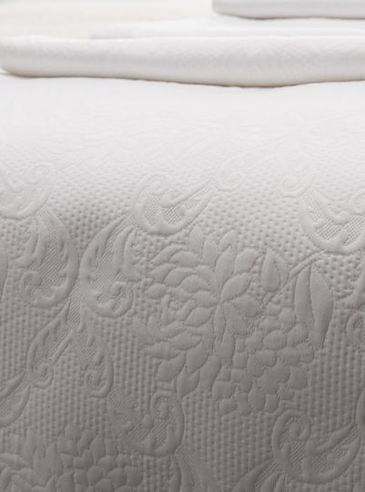 Vesta Home Hotel Blanket King Size Pique White 260x240cm