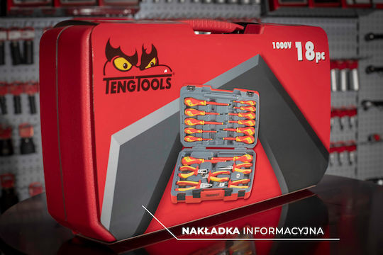Teng Tools Set de clești Înclinate Pistoale de crimpat Lungime 150mm 18buc
