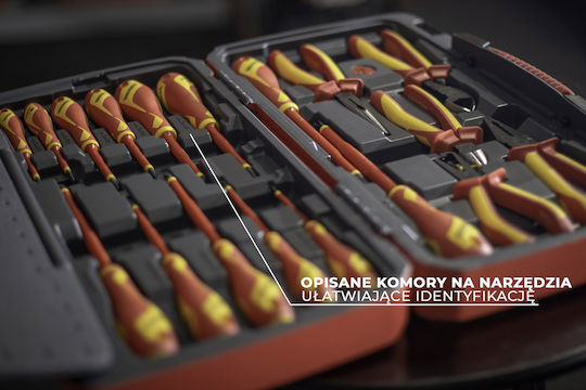 Teng Tools Set de clești Înclinate Pistoale de crimpat Lungime 150mm 18buc