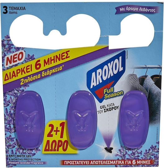 Aroxol Full Season Molii 3buc Lavanda