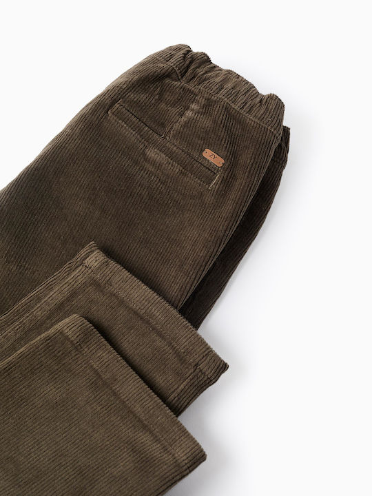 Kids' Corduroy Pants Olive